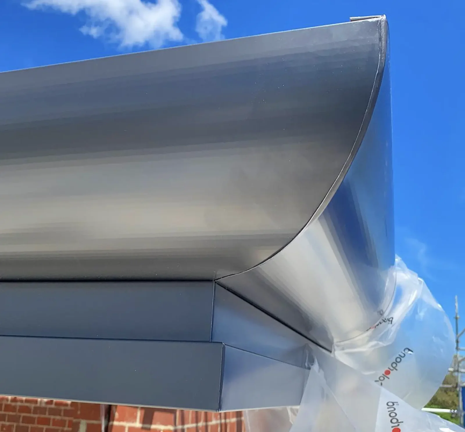 Colorbond Ultra gutters near coastal home