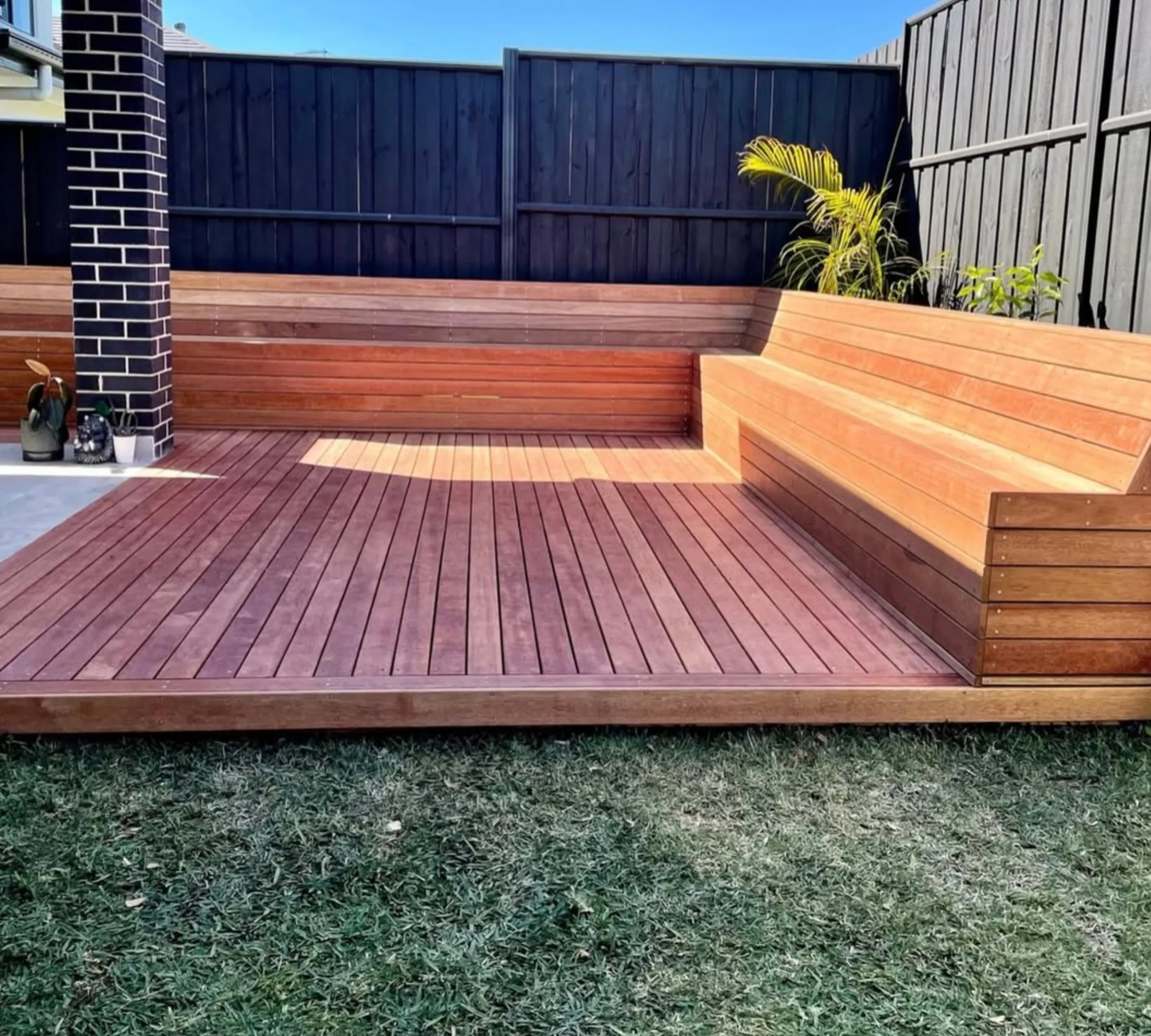 Merbau deck oiling