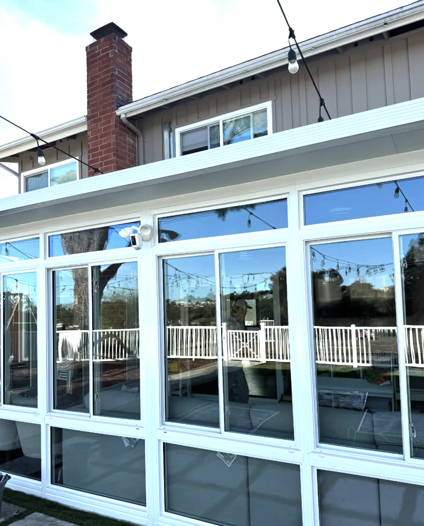 Pure water system on glass
