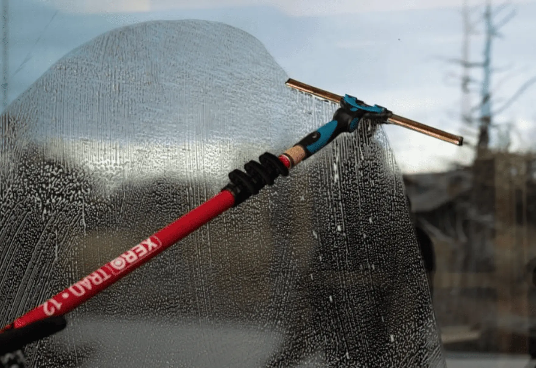 What is the job description of a window cleaner?