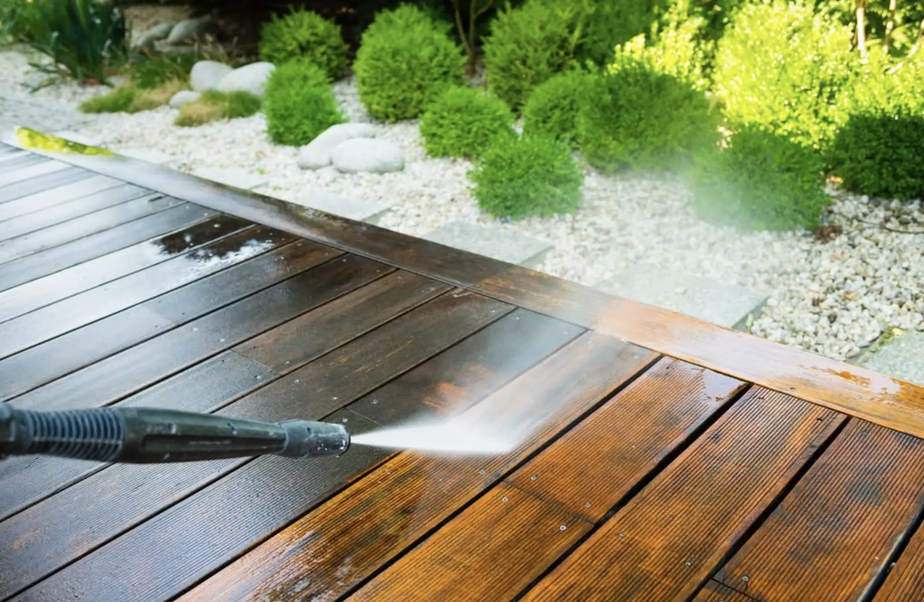 commercial grade pressure washer setup