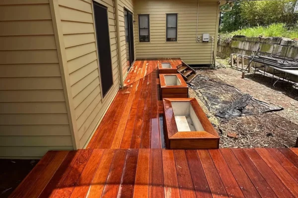 Merbau deck care