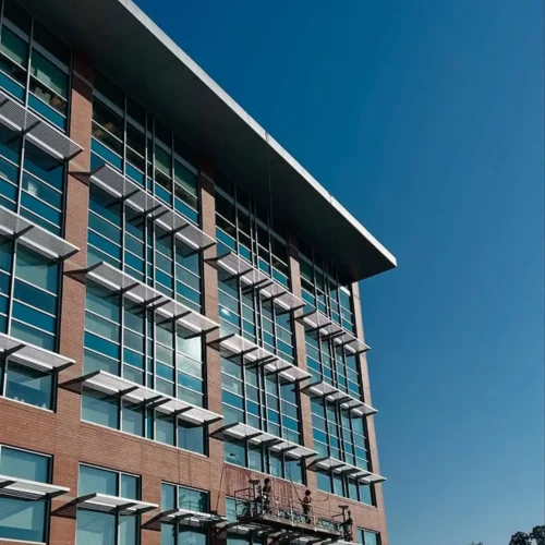 high rise office window cleaning