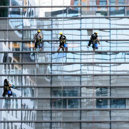 high rise window cleaning cost port melbourne