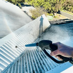 how to clean a colorbond roof