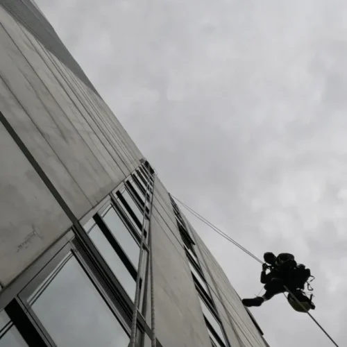 window cleaning high rise
