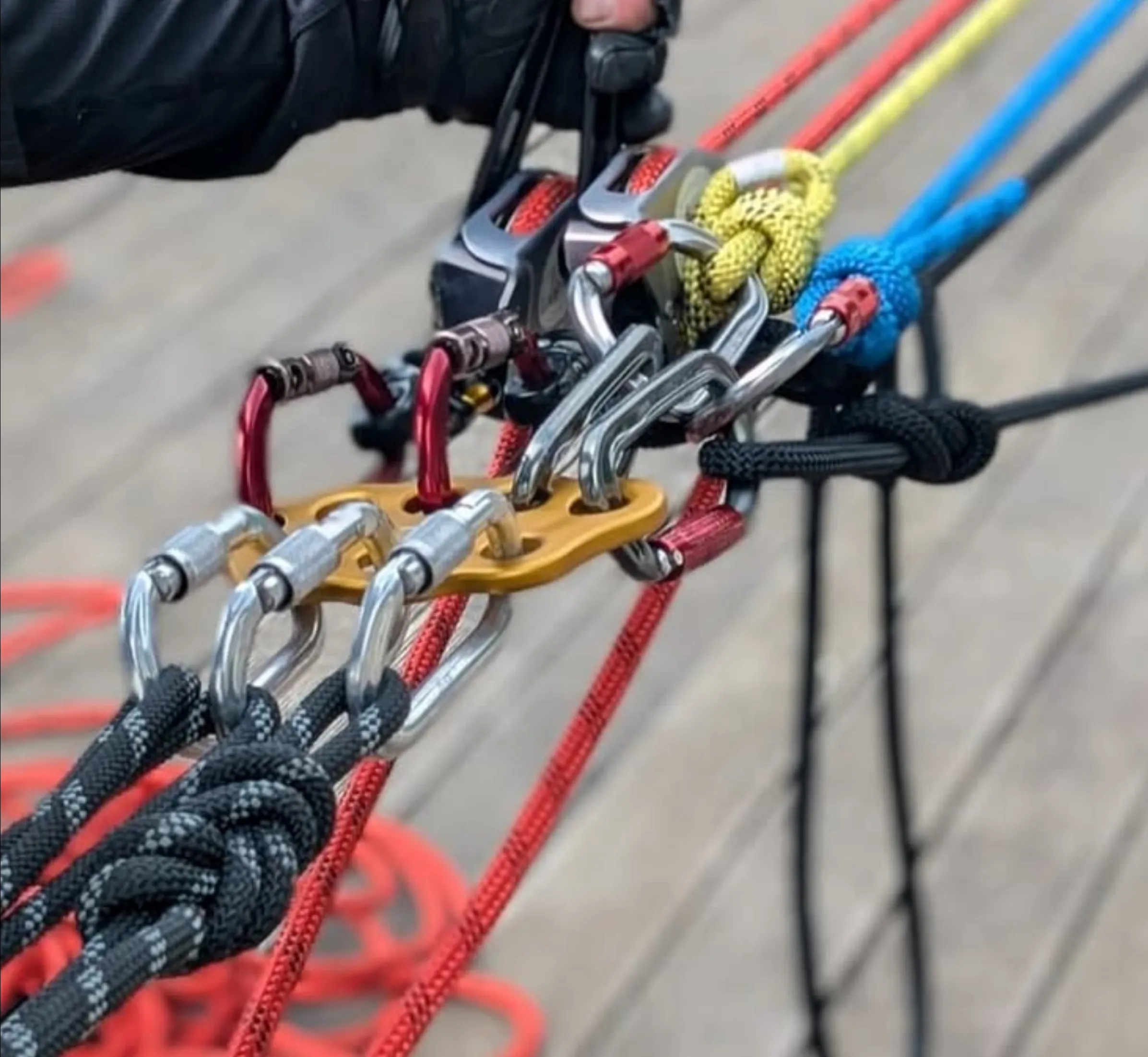 gutter cleaning via rope access