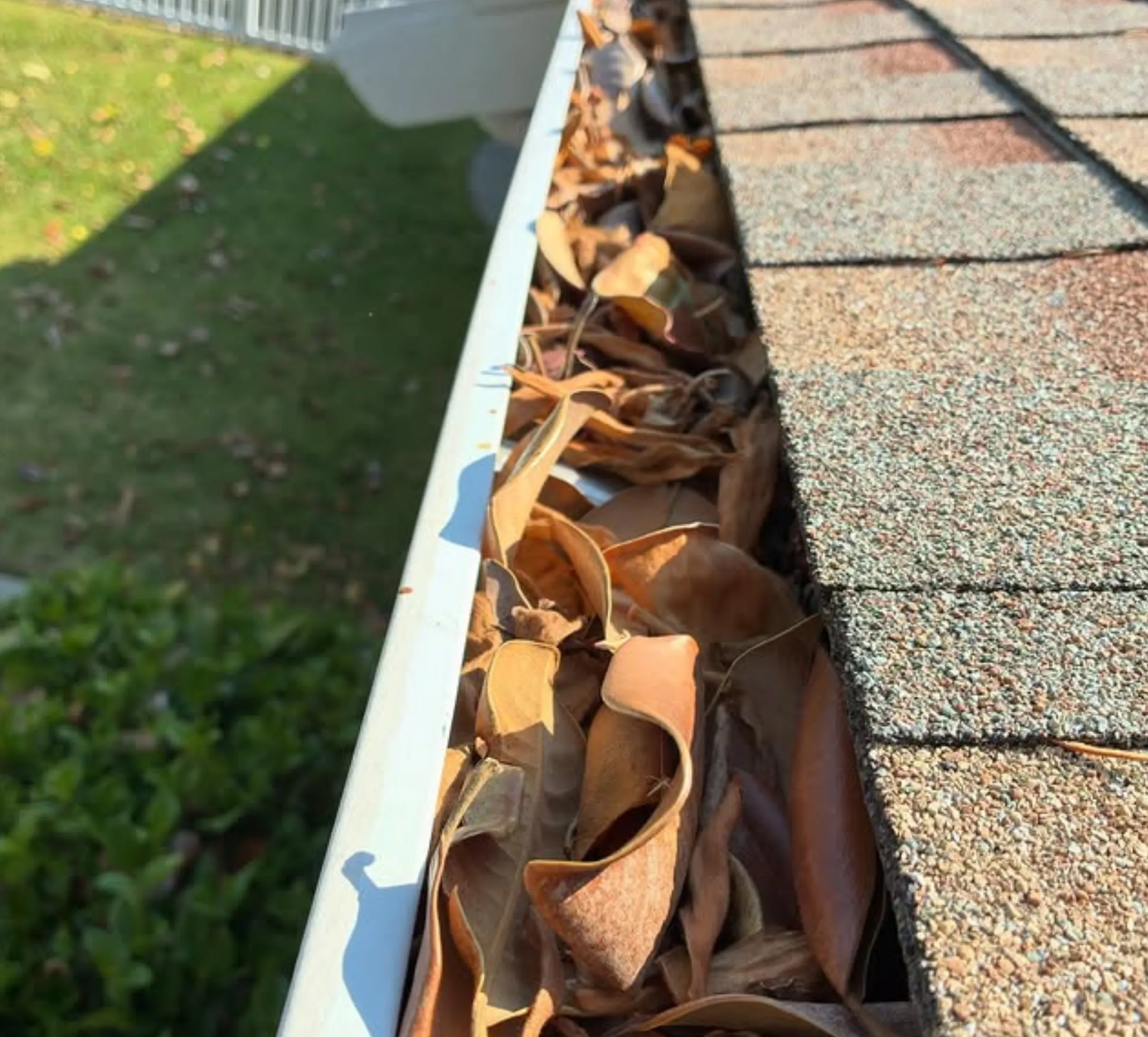 gutter vacuum vs manual cleaning