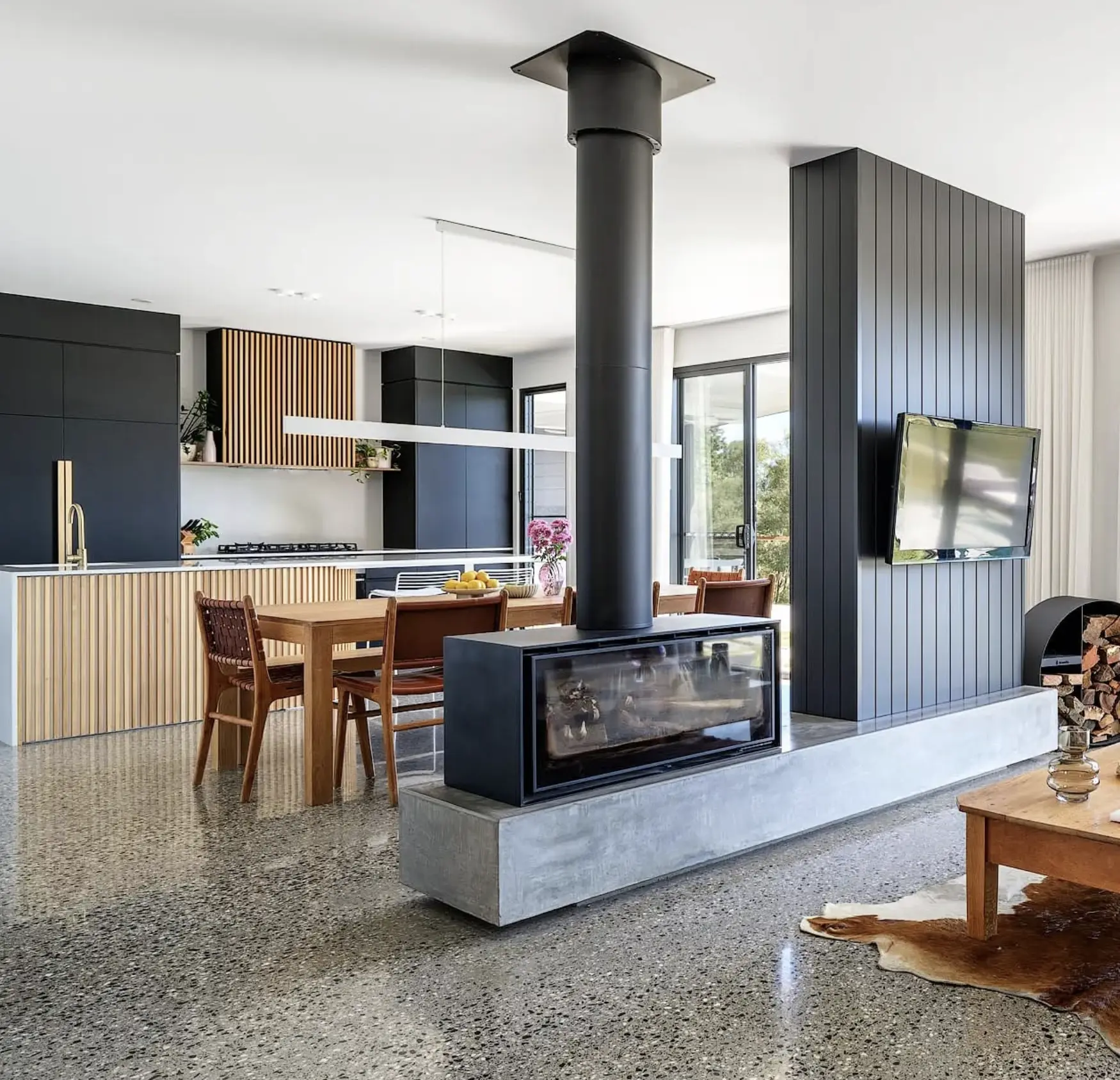 how to clean indoor unsealed concrete floors