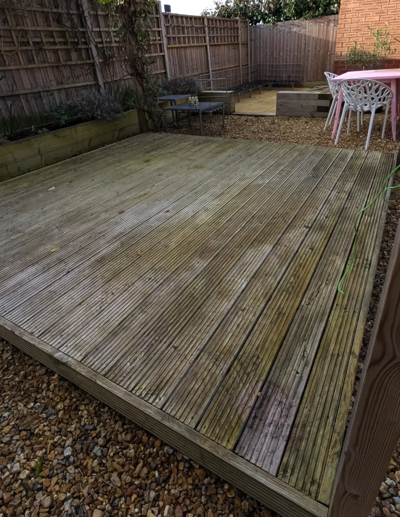 remove algae from concrete