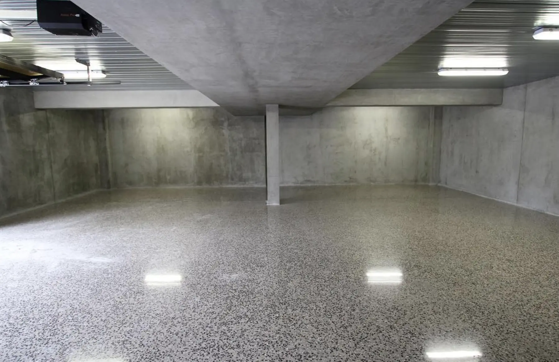 how to clean unsealed concrete floors indoors